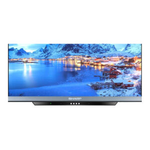 تلفزيون شارب 65 بوصة 4K UHD LED سمارت اندرويد مع ريموت كنترول وريسيفر مدمج - 4T-C65DL6EX - عرض (شاهد في اي بي وستارزبلاي)، اسود